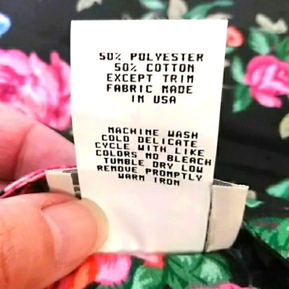 Rare Editions girls size floral 4 dress with battenburg lace detail top (set). - Picture 7 of 8